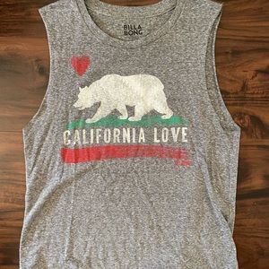 NWOT Billabong California Love Crop Tank, small